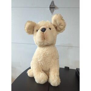 Hugfun Naughty Dirty Golden Retriever Puppy Dog Yellow Plush Stuffed Animal